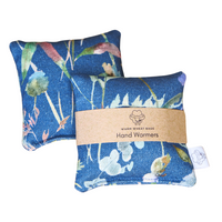 Organic Blue Floral - Hand Warmers