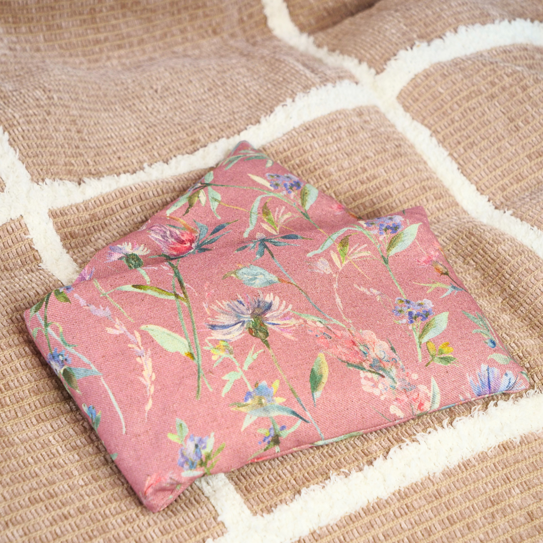 Organic Pink Floral - Wheat Bag