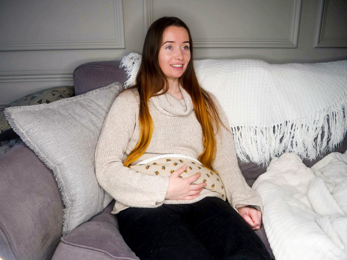 Wheat bag for period pain relief