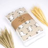 Wheat bag with llama design with wheat