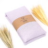 Wheat bag with pastel lilac design with wheat