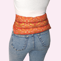 Wearable wheat bag for back pain