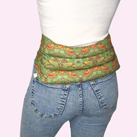 Wearable wheat bag for back pain